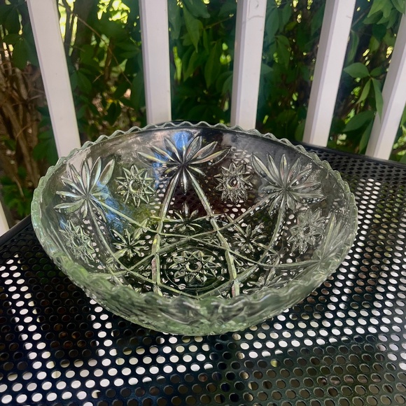 VINTAGE Anchor Hocking Star of David Bowl - Picture 2 of 3